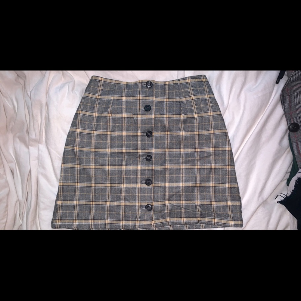 Plaid skirt